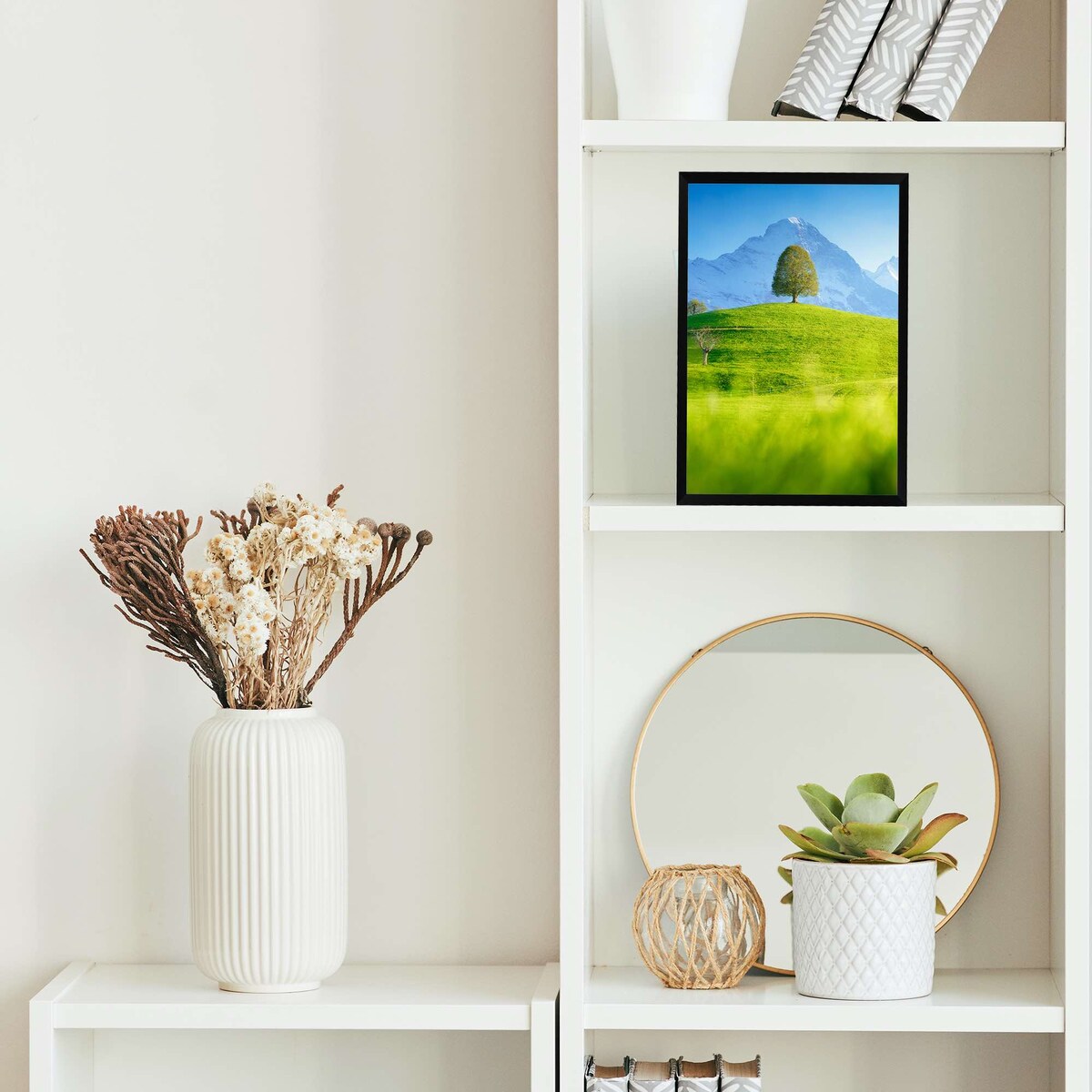 Ramka Na Zdjęcia 15X21 Cm Plakaty Rama Na Nóżce Stojąca Dekoracja Czarna