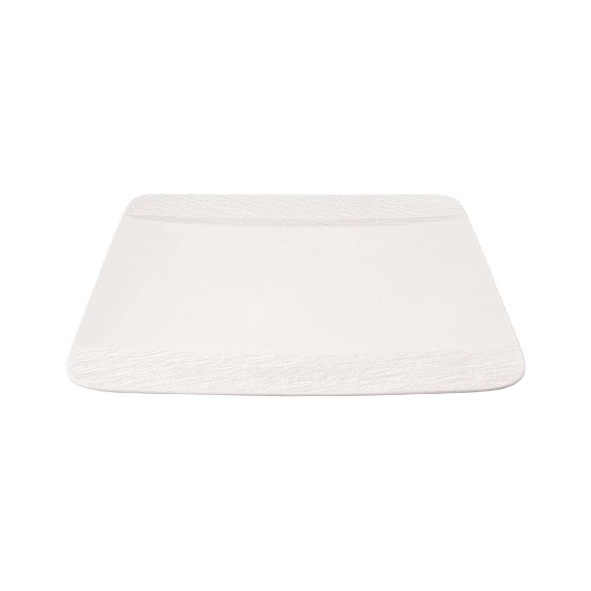 Talerz do serwowania kwadratowy Manufacture Rock blanc, 28 x 28 cm, Villeroy & Boch