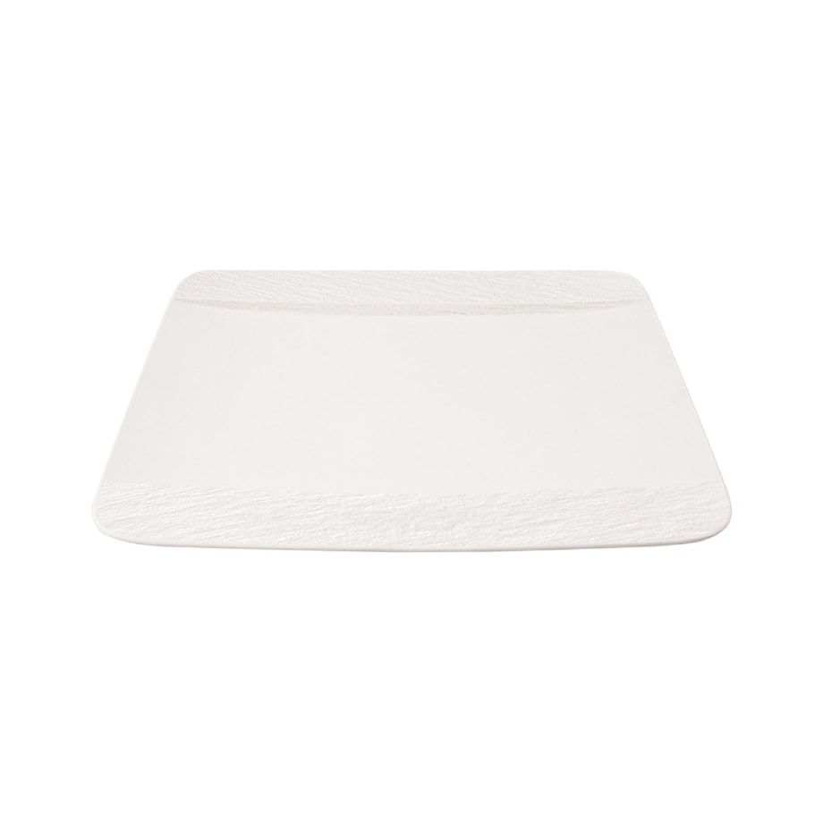 Talerz do serwowania kwadratowy Manufacture Rock blanc, 28 x 28 cm, Villeroy & Boch