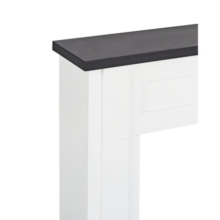 Portal kominkowy BAUDIN Biały