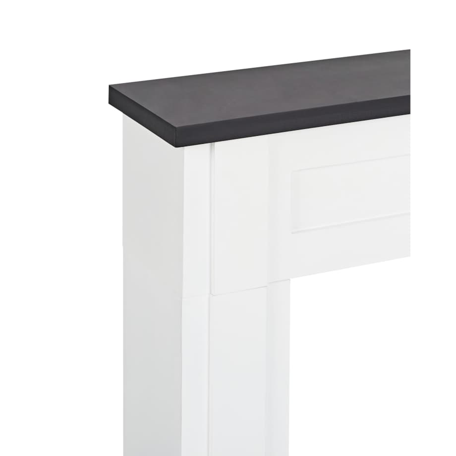 Portal kominkowy BAUDIN Biały