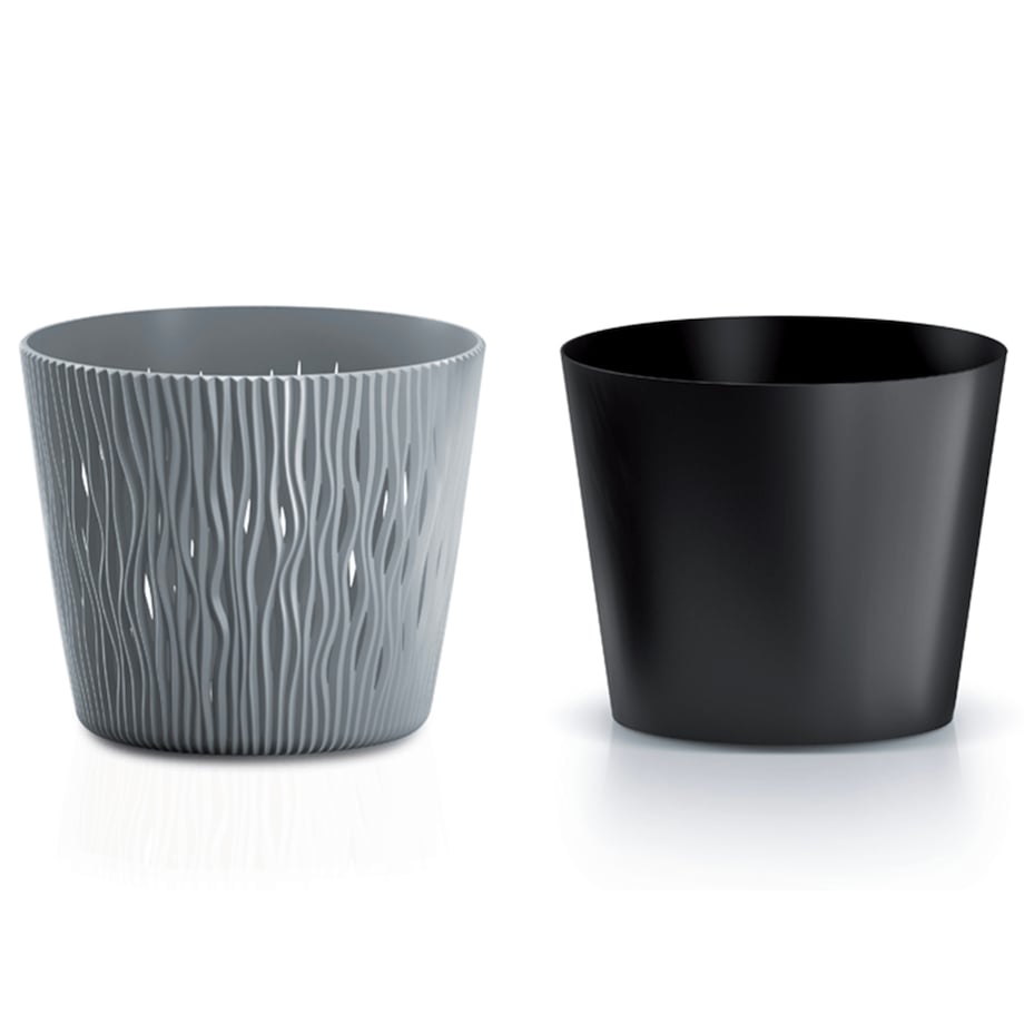 Doniczka Z Wkładem Osłonka Sandy Round 12,8 Cm