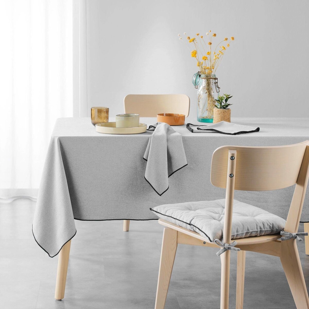 Pikowana poducha na krzesło MISTRALINE, 40 x 40 cm