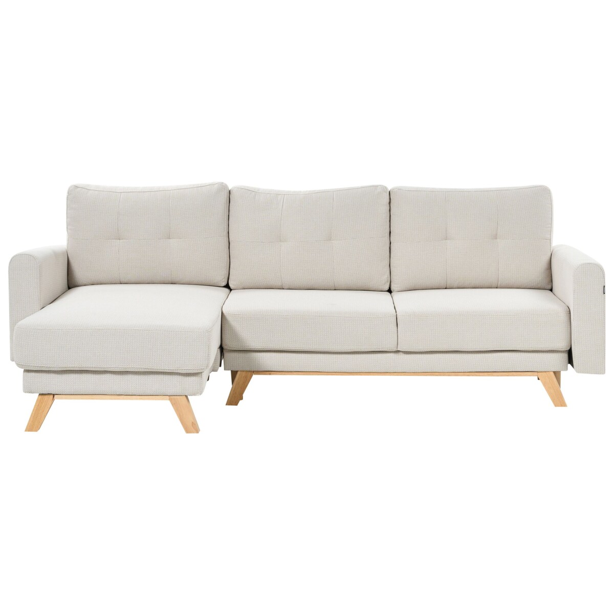 Sofa narożna prawostronna beżowa SIRO