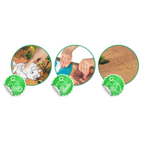 Mata edukacyjna piankowa dywan do malowania 92x120 cm zmywalna Ricokids