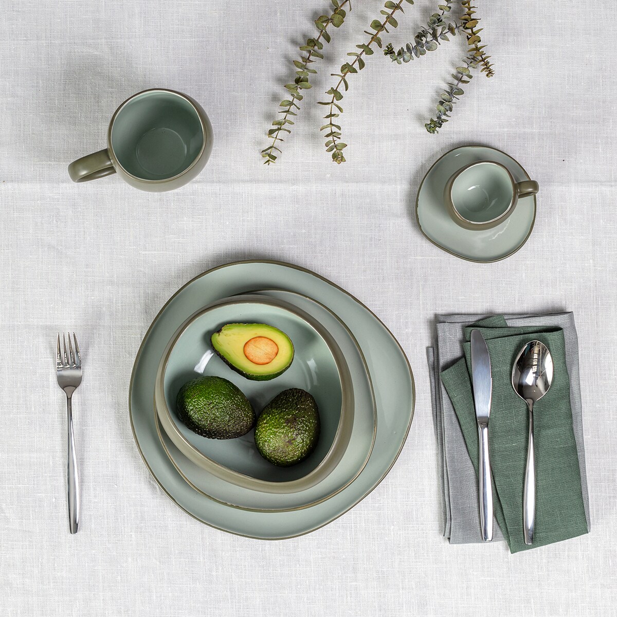 Kubek Eucalipto, 14 x 9 x 11 cm