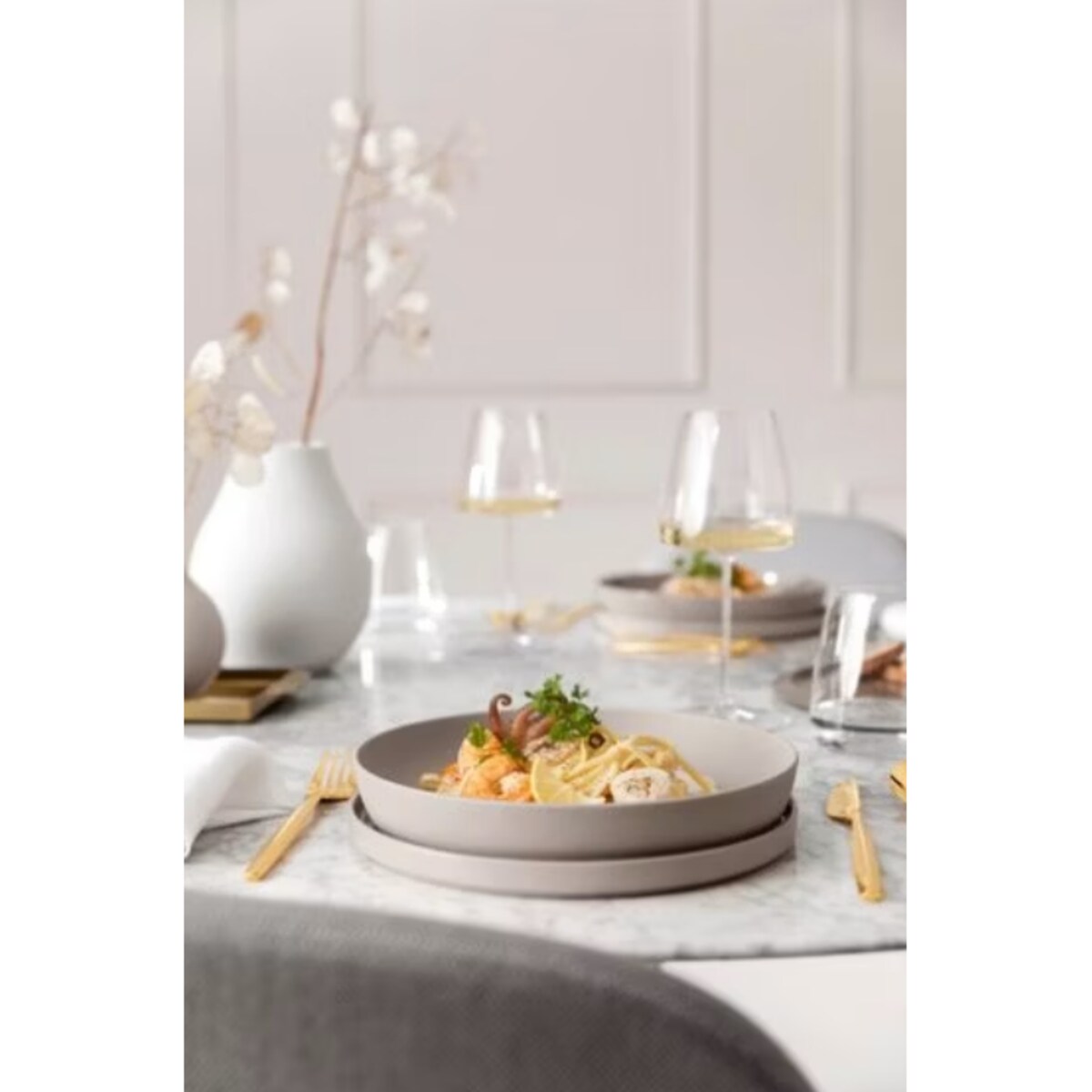Zestaw naczyń Pure beige La Boule, 7 el, Villeroy & Boch