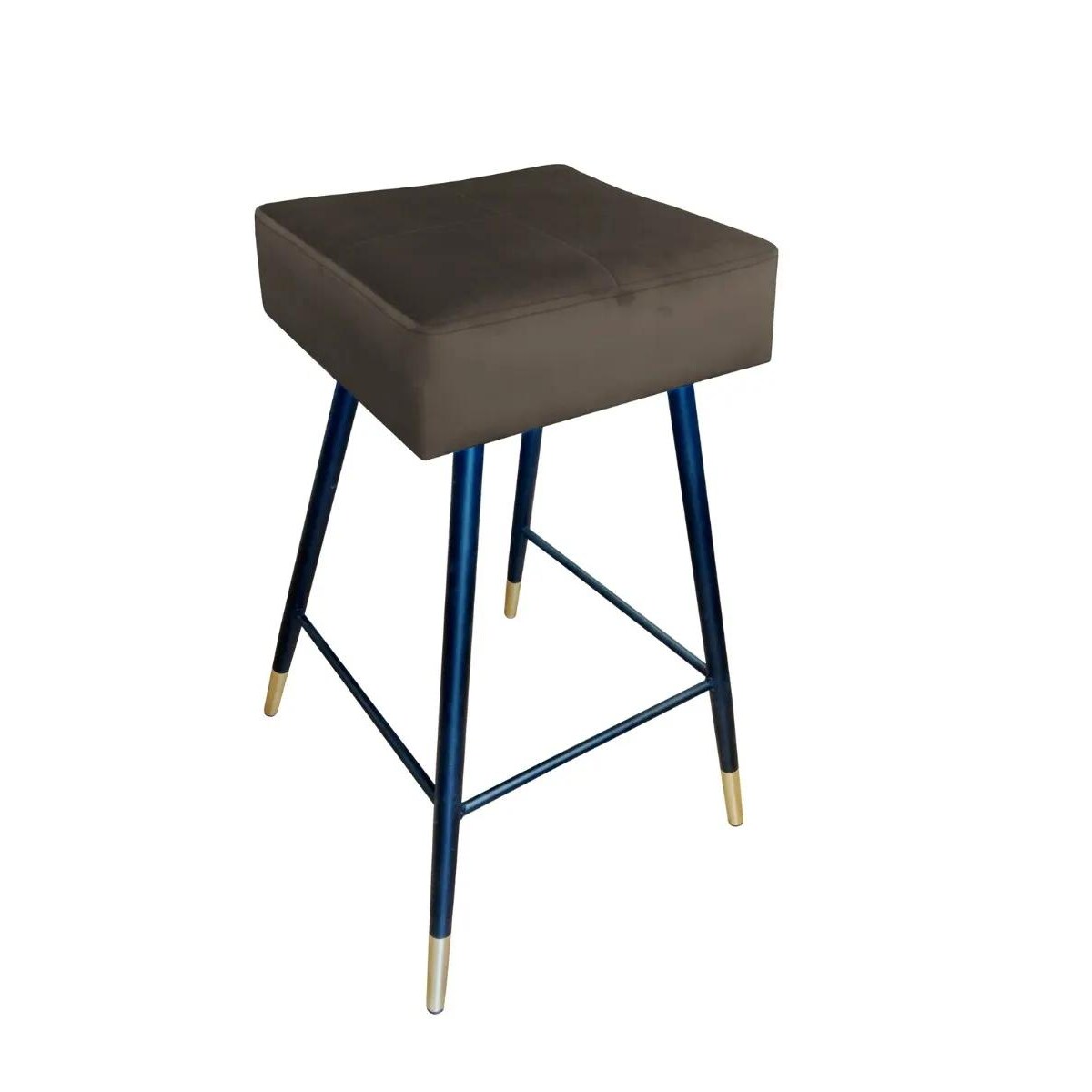 Hoker niski OLIMP VELVET GOLD brązowy