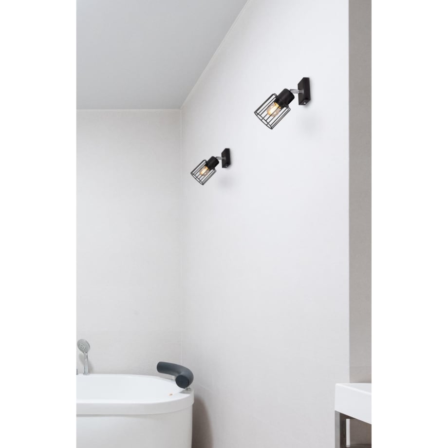 Kinkiet K-4560 z serii TROY BLACK