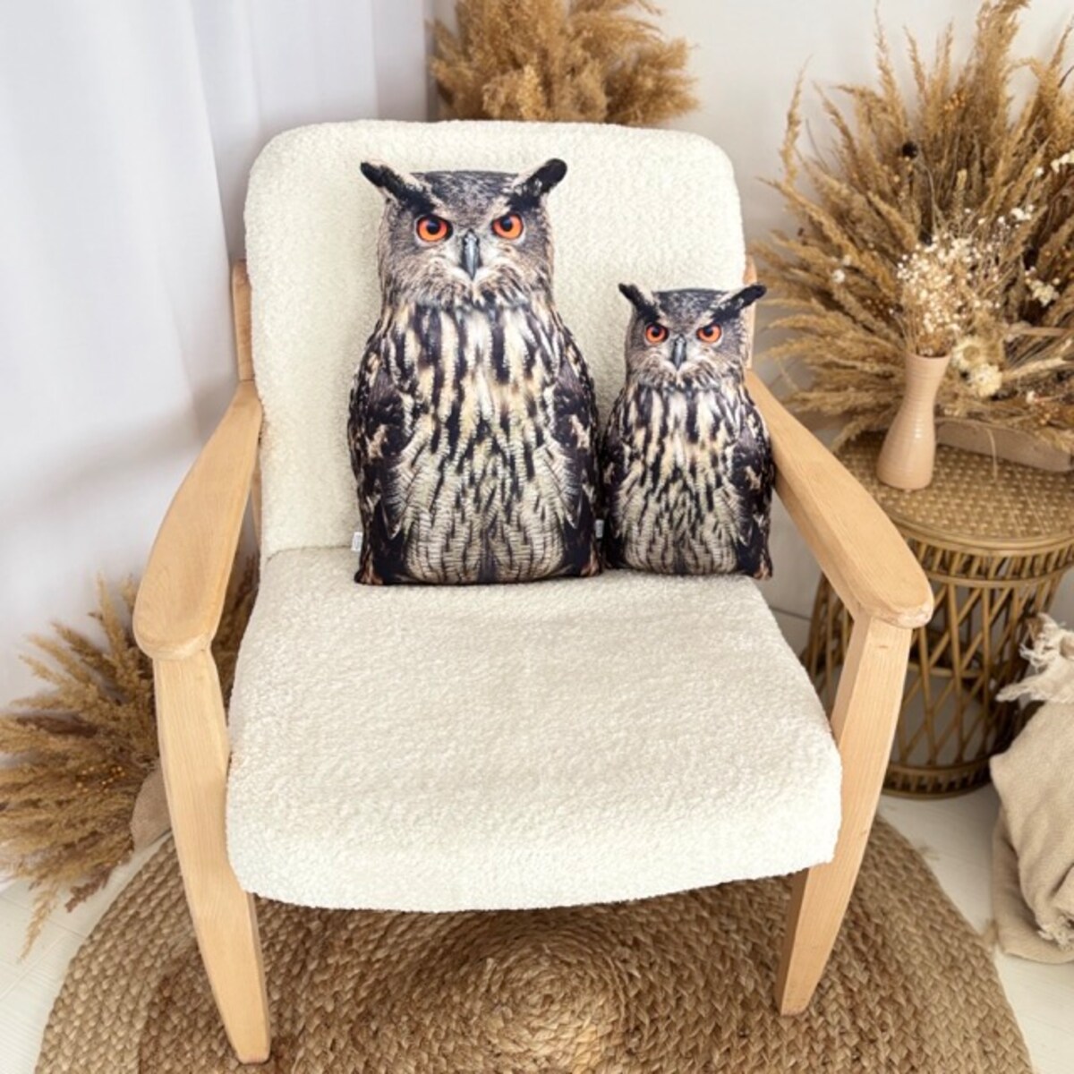 Poduszka mała Sowa Puchacz Bubo bubo