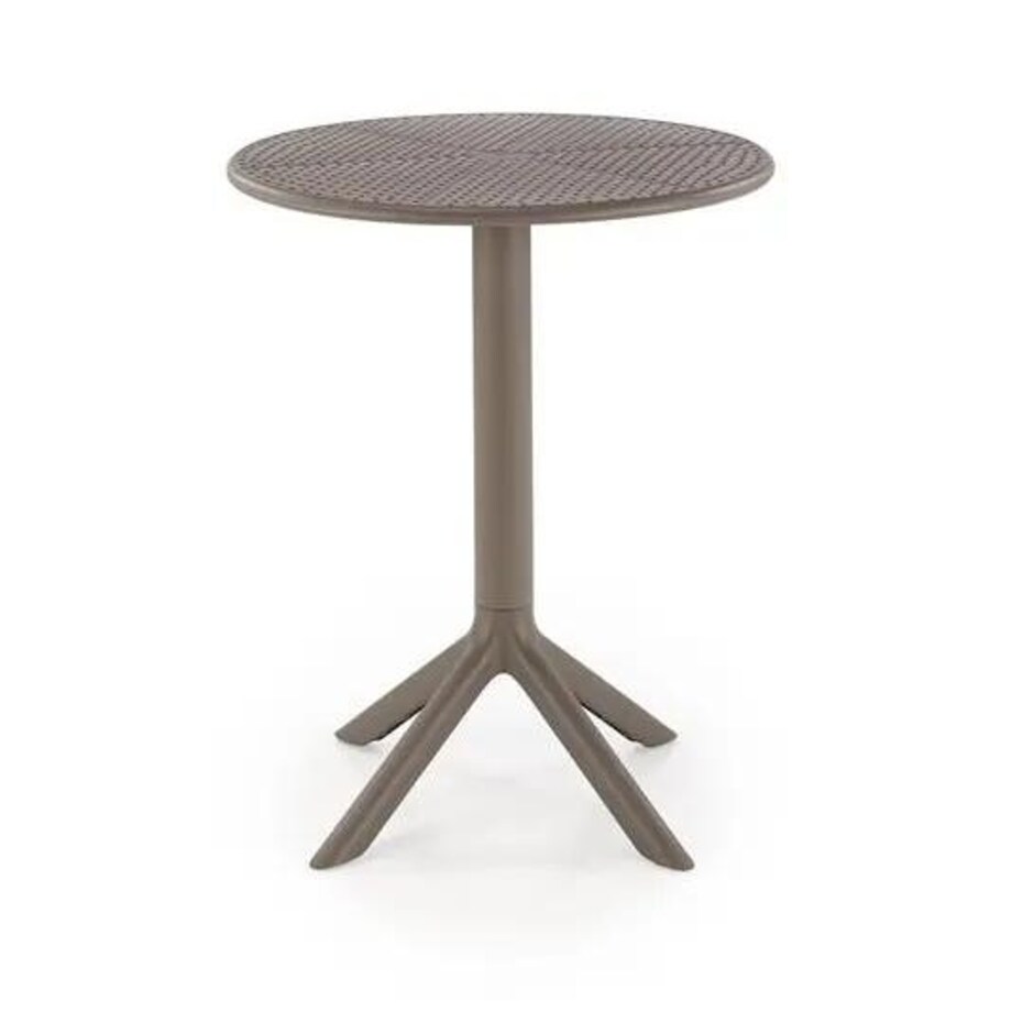 Stolik ogrodowy CALVO 60x60 khaki z tworzywa PVC