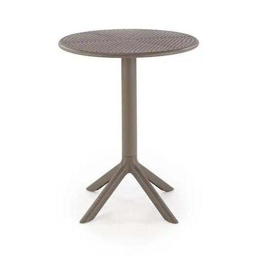 Stolik ogrodowy CALVO 60x60 khaki z tworzywa PVC