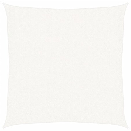 vidaXL Żagiel ogrodowy HDPE kwadratowy 2x2 m, biały