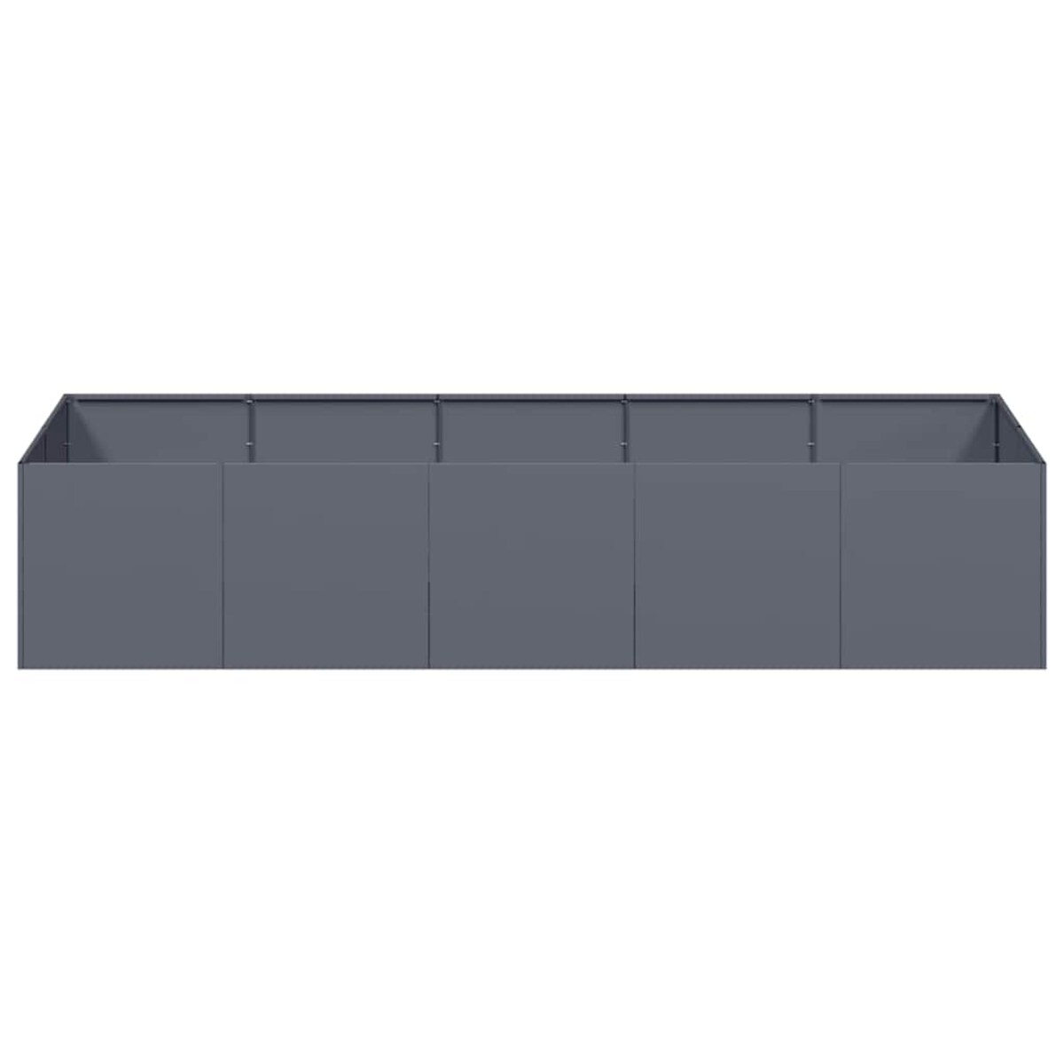 vidaXL Doniczka Antracyt 200x80x40 cm Stal