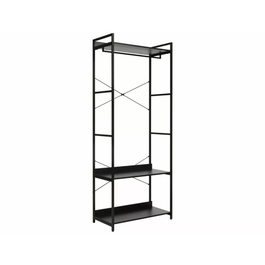 Wieszak RIN B czarny/czarny mat