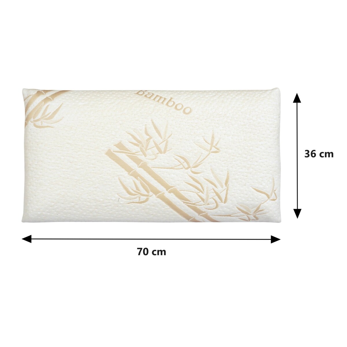 Poduszka Ortopedyczna 70X36 Pianka Memory Visco Termoplastyczna Bambus