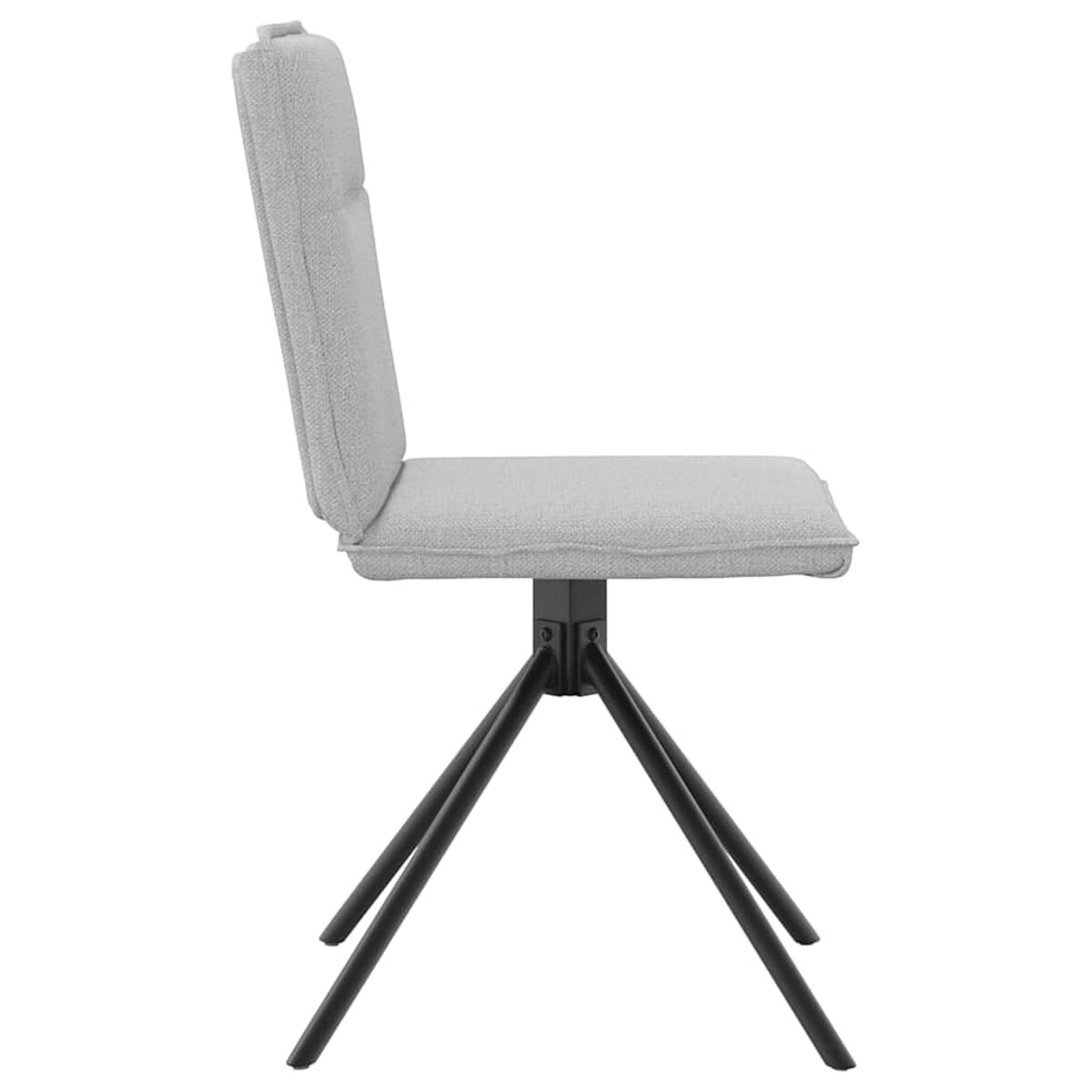 vidaXL Krzesła do jadalni 2 szt. Tkanina Cloud Grey