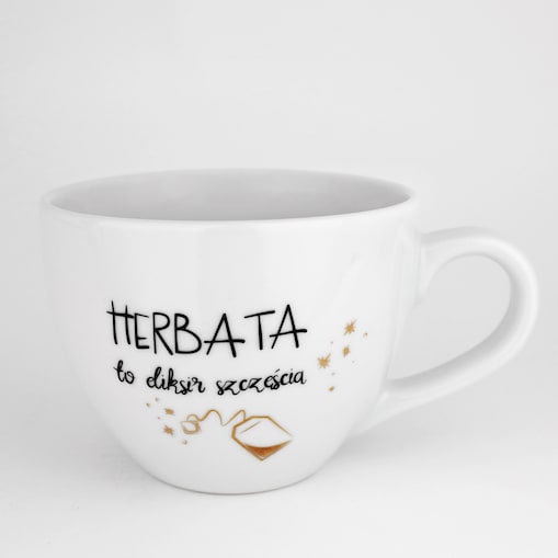Kubek 500 ml - Herbata to eliksir szczęścia