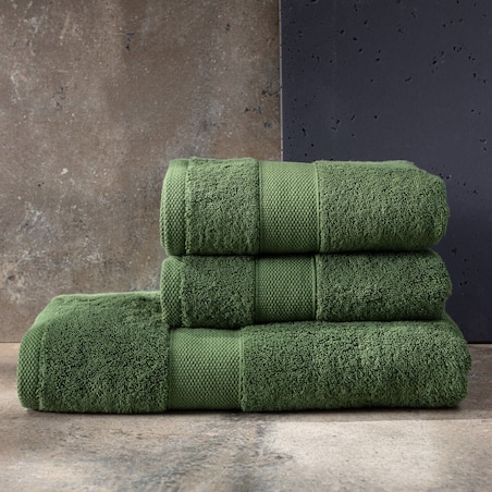 Zestaw ręczników Cairo 3 szt. green, 2 szt. 50 x 90 cm  / 1 szt. 70 x 140 cm