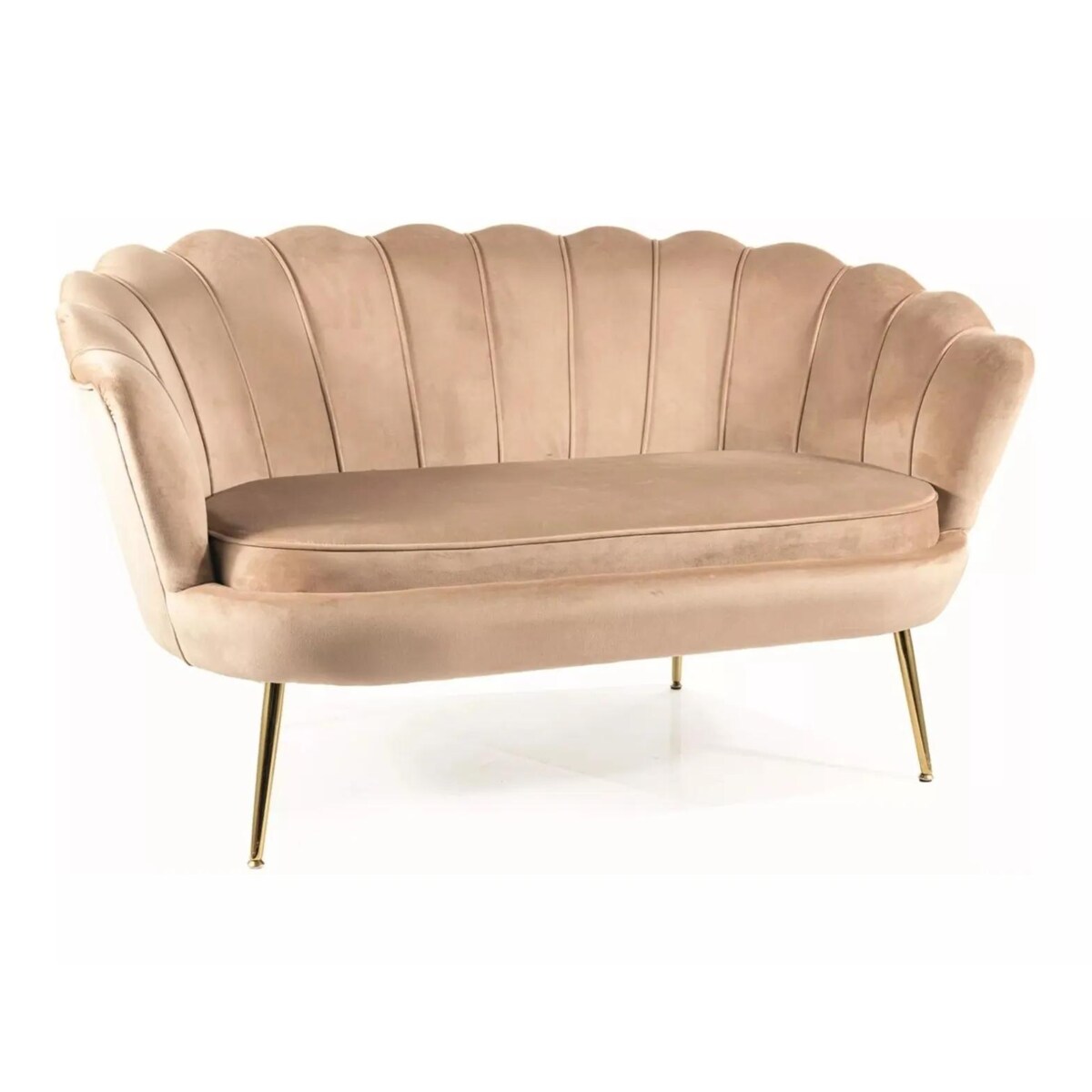 Sofa CAMELLIA 2 VELVET beżowa