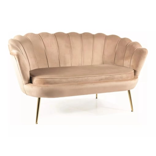 Sofa CAMELLIA 2 VELVET beżowa