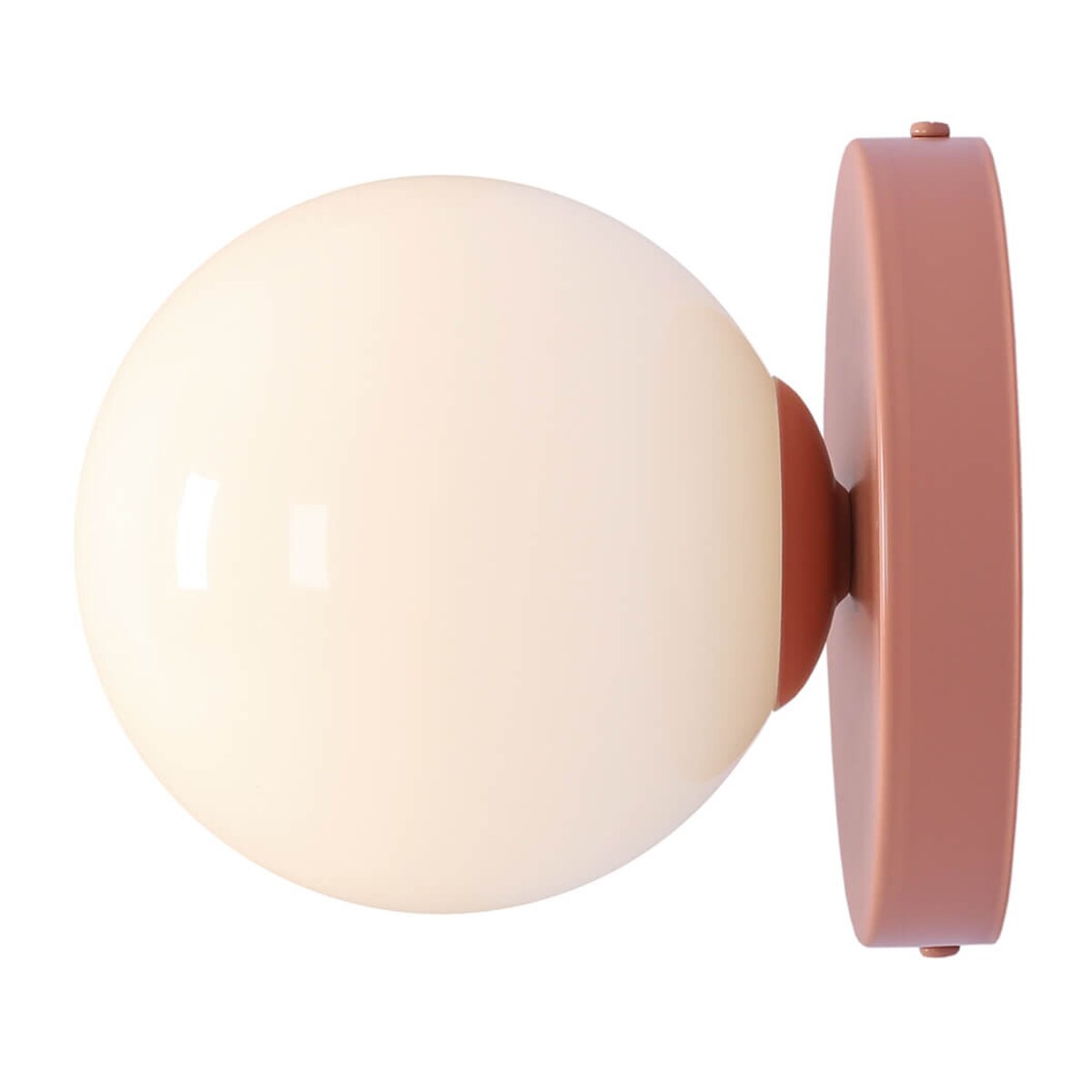 Ścienna lampa kulista BALL 1126C11_S Aldex ball szklana różowa biała