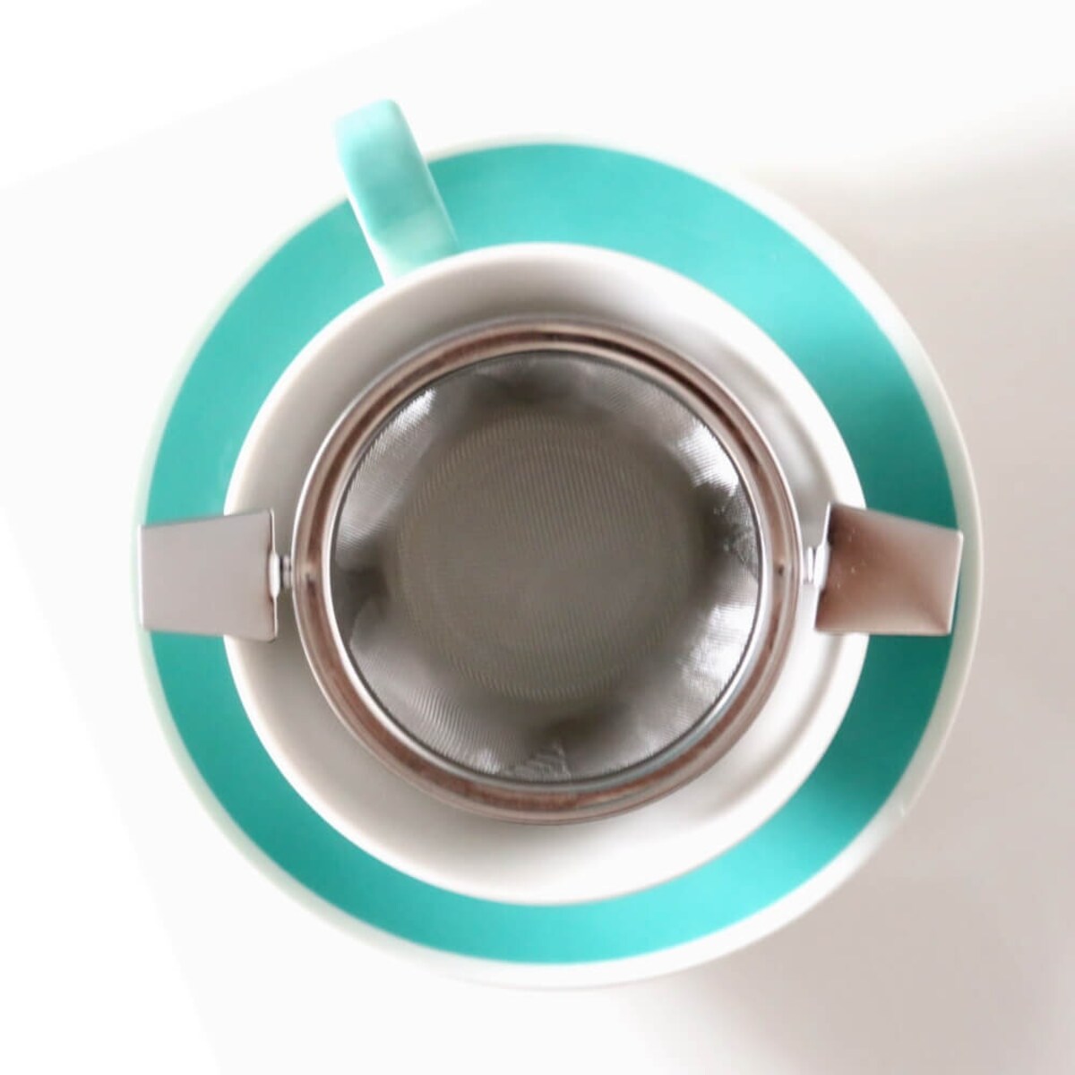 Metalowy zaparzacz Sitko z uchwytami - idealny do parzenia herbaty, ziół, wielokrotnego użytku