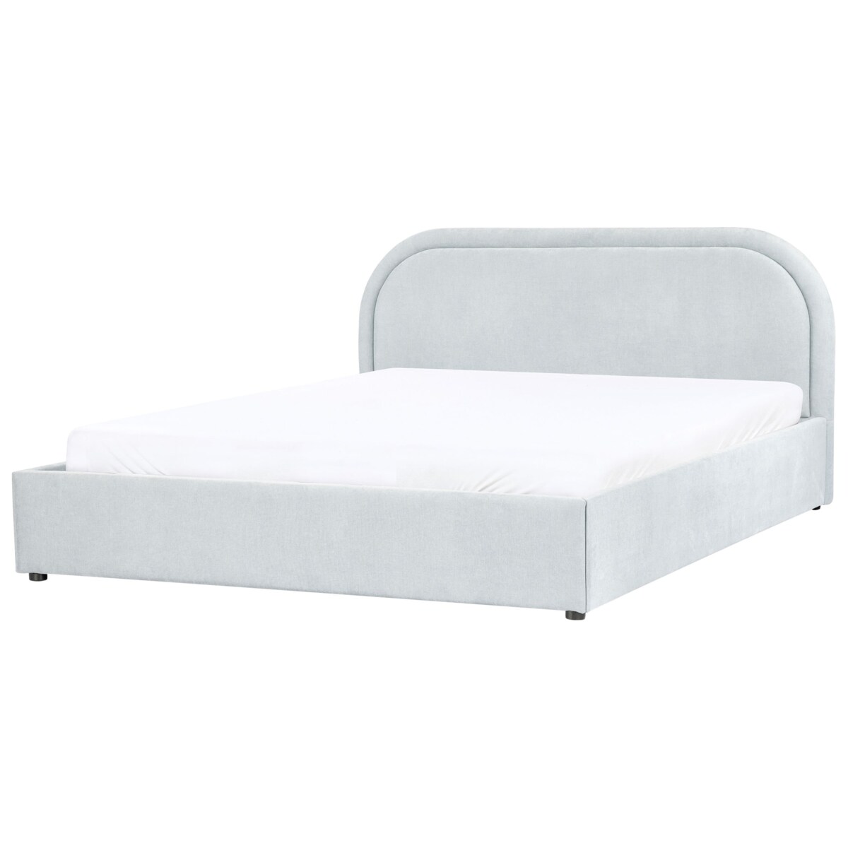 Łóżko z pojemnikiem QUILLIEN 160 x 200 cm Błękitny