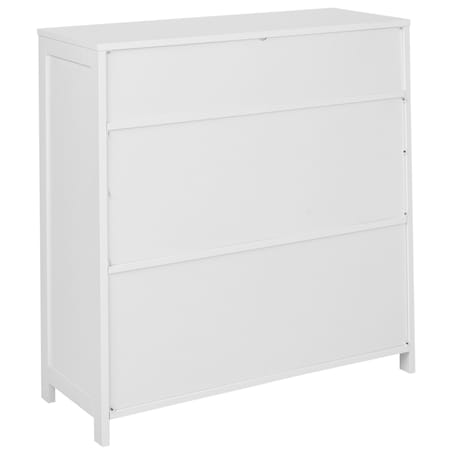Szafka ze szklanymi drzwiami CRABTREE 86 cm Biały