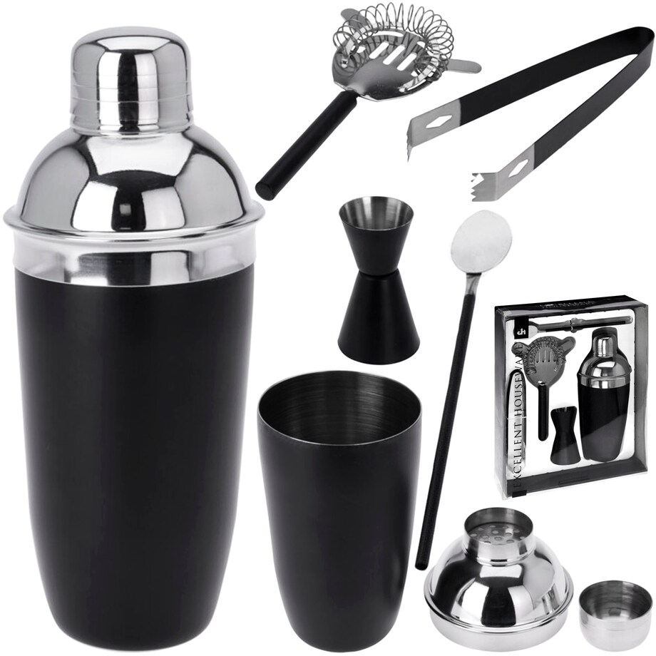 Zestaw Barmański Do Drinków I Koktajli Shaker Bostoński Drink Maker Stal 5