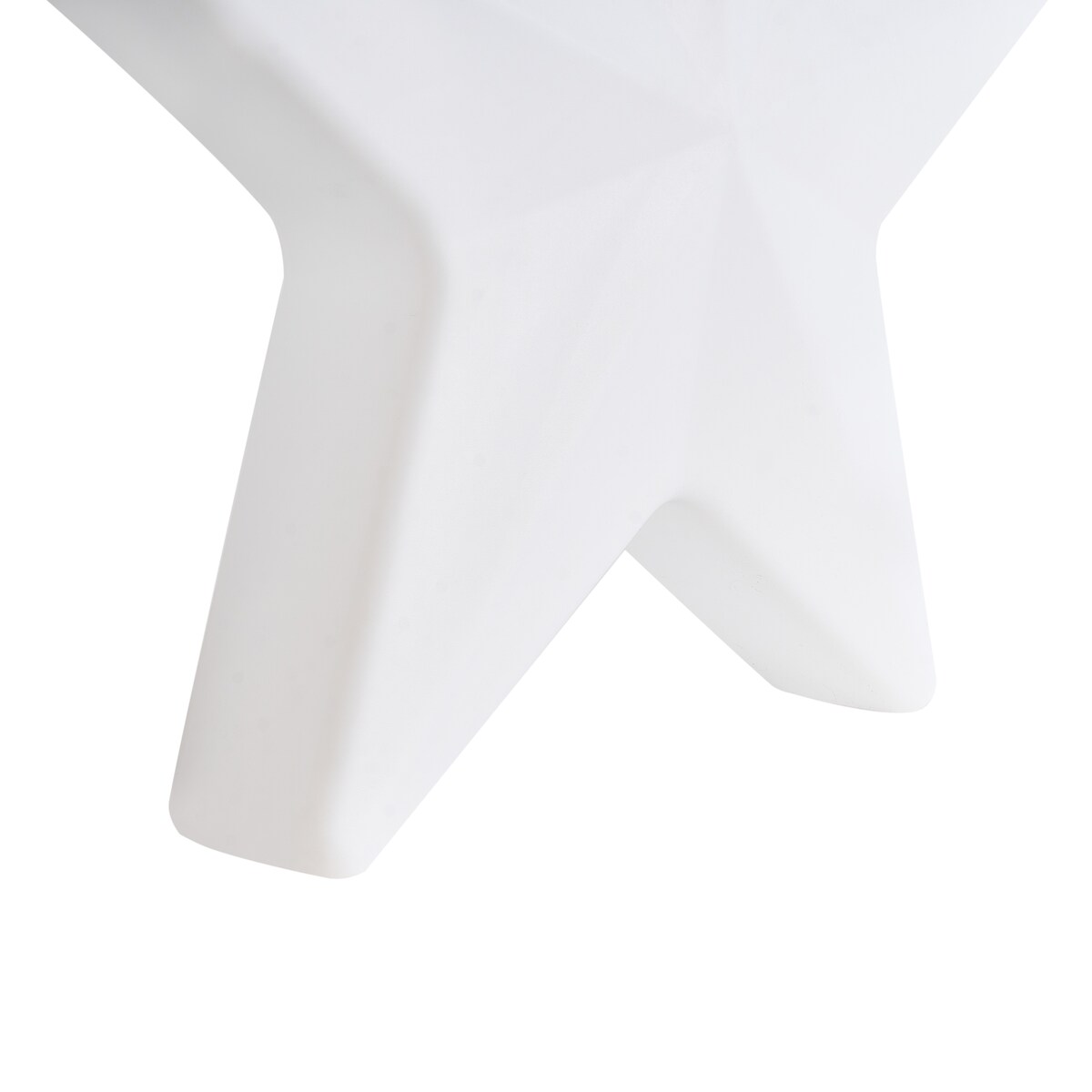 Lampa ogrodowa stojąca LED OLSAN 76 cm Gwiazda Biały