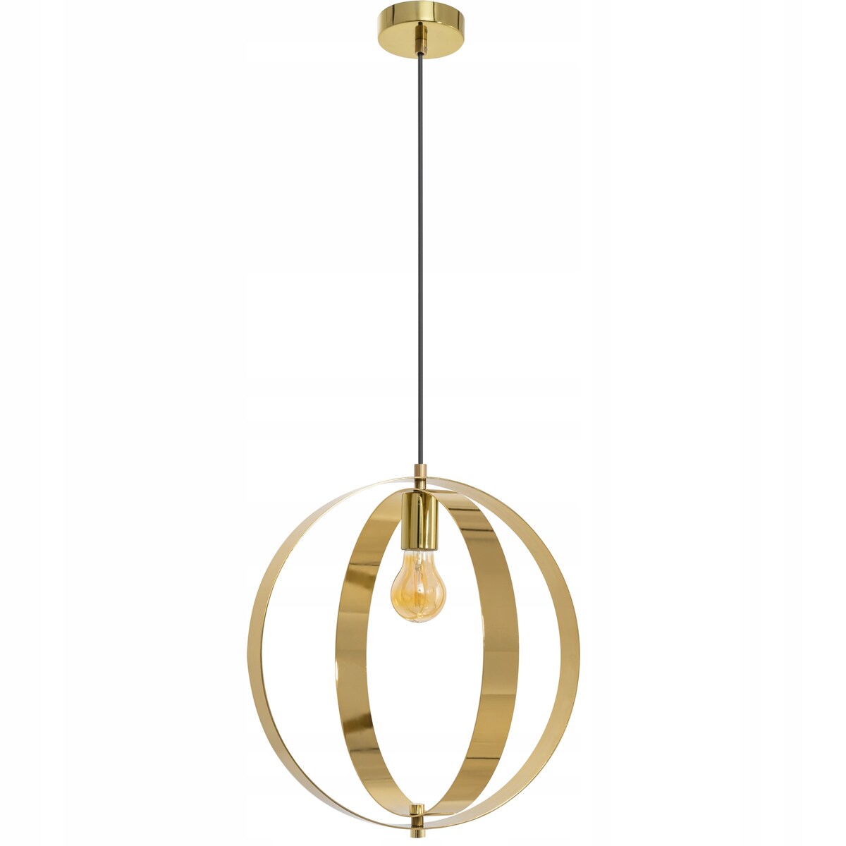 Lampa Sufitowa Wisząca Złota Gold Ring Obręcze