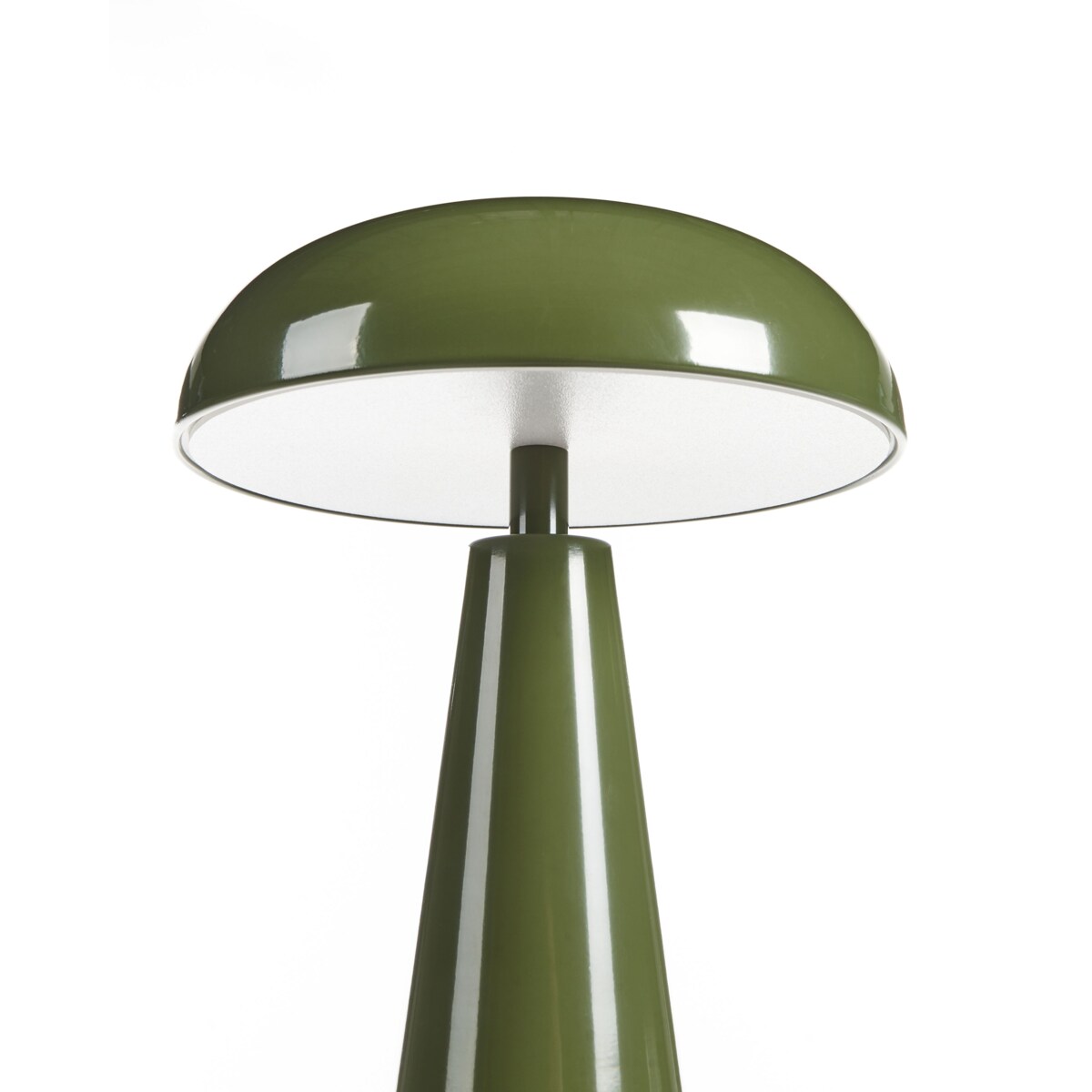 Bezprzewodowa lampa stołowa LED BOCONO Z czujnikiem ruchu Metal Zielony