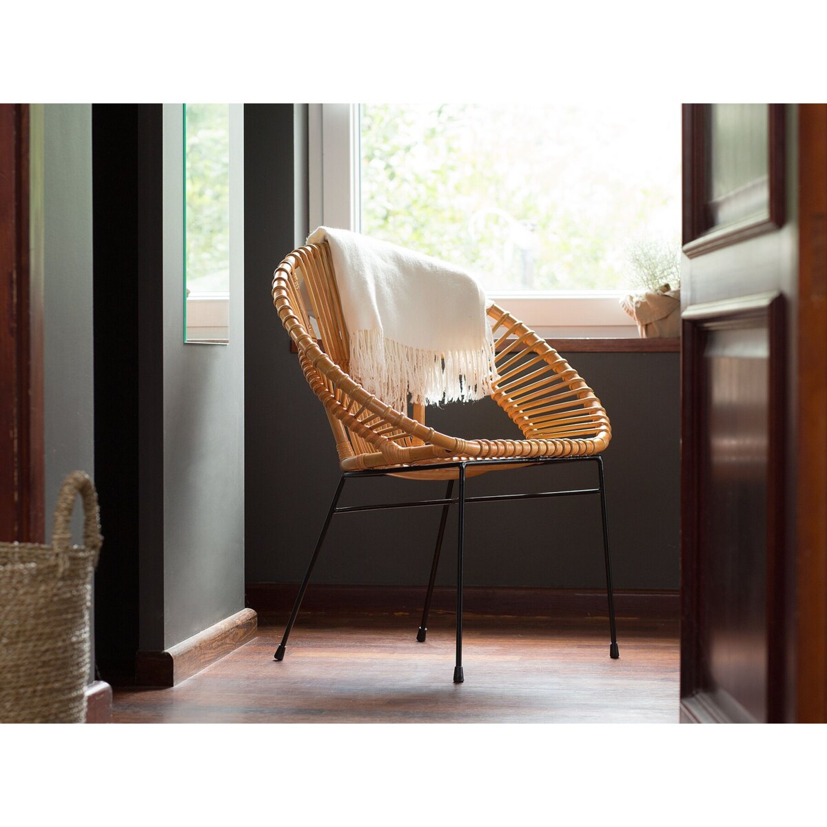 Krzesło rattanowe naturalne SARITA