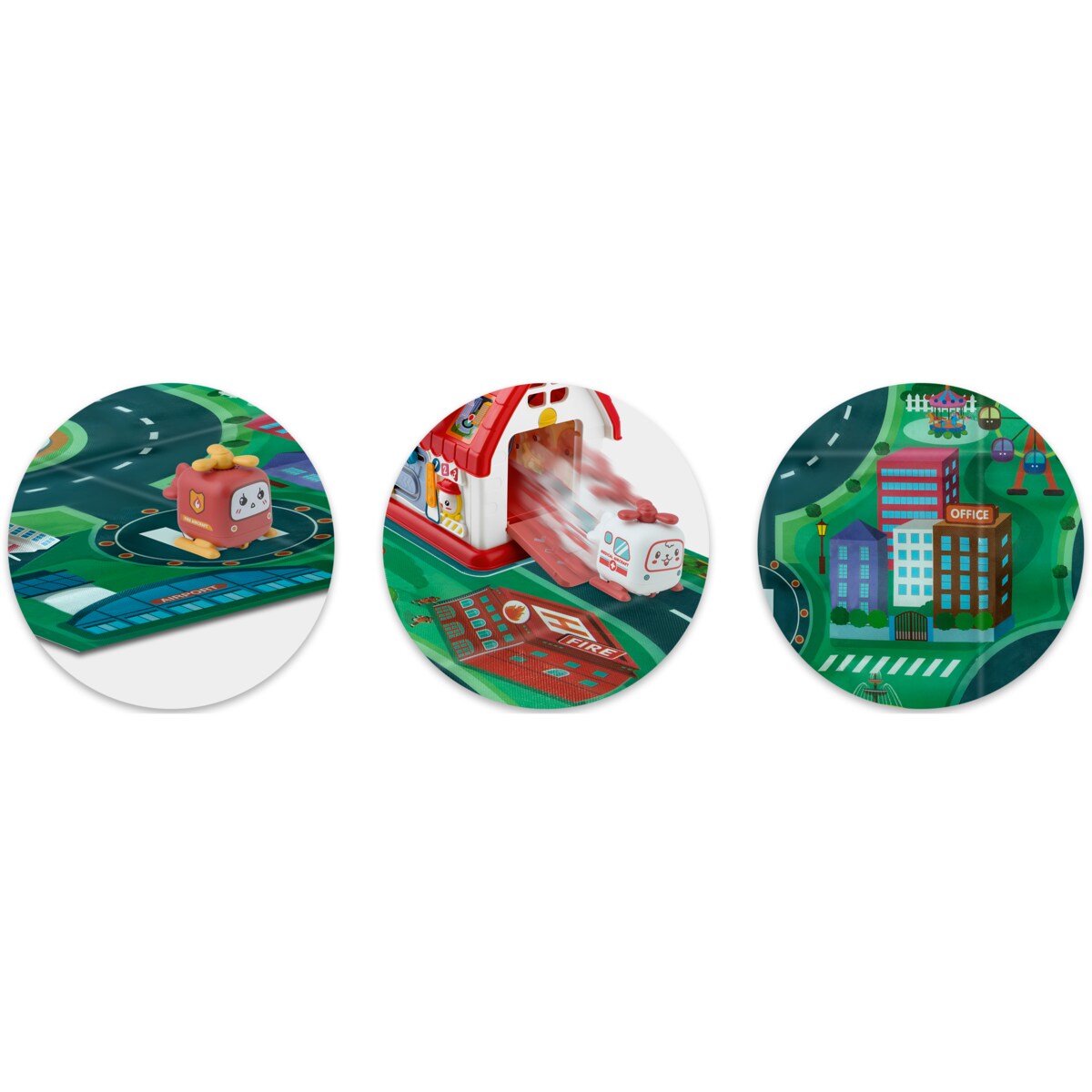 Domek edukacyjny interaktywny mata składana dźwięki Ricokids