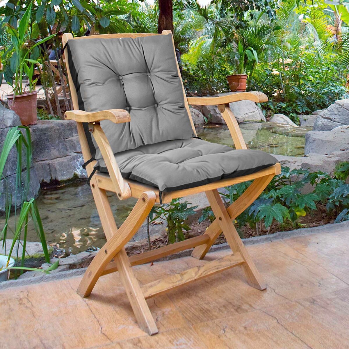 Poduszka Ogrodowa Na Krzesło Wodoodporna 42X42 Cm