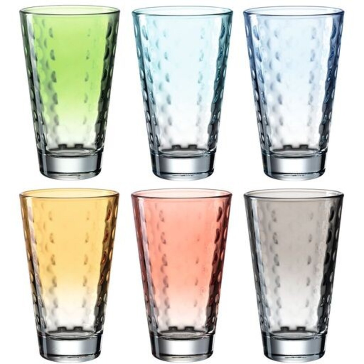 Leonardo - Zestaw 6 szklanek pastel 300ml Opitc