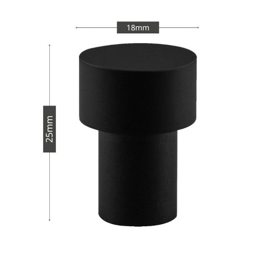 Gałka do mebli czarna uchwyt meblowy klasyczna loft do szafek szuflad