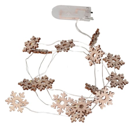 Lampki Led Na Choinkę Drucik Na Baterię Śnieżynki