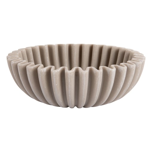 Misa dekoracyjna Ø 20x6,5 cm ONDULINA-2 szara