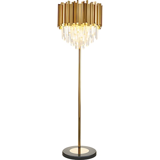 Lampa Podłogowa App1717-3F Chrom, Metal