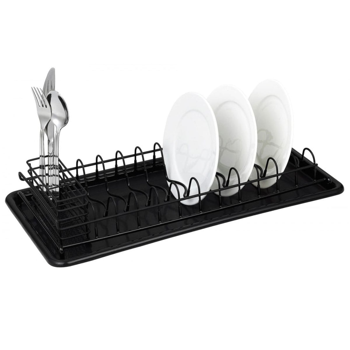 Suszarka do naczyń stojąca czarna 50x24cm KINGHOFF