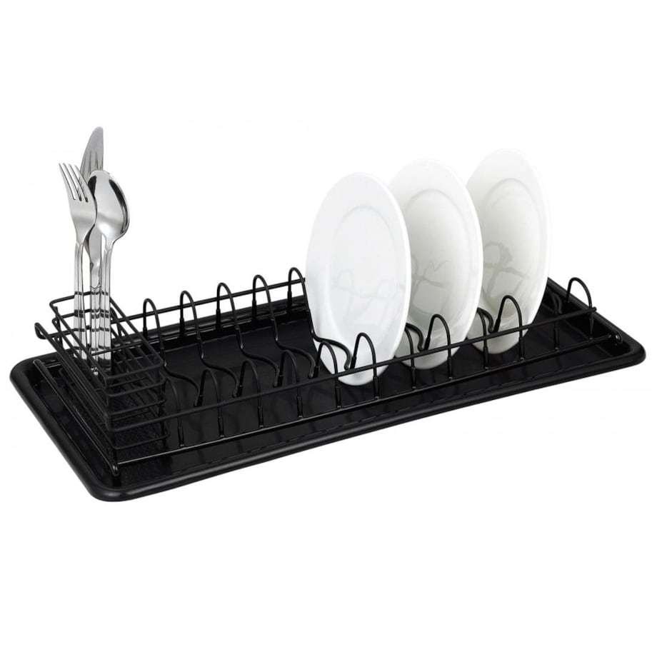 Suszarka do naczyń stojąca czarna 50x24cm KINGHOFF