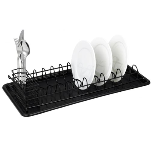 Suszarka do naczyń stojąca czarna 50x24cm KINGHOFF