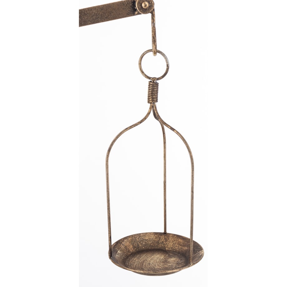 Dekoracja - waga szalkowa 57x37x17 cm LIBRA złota