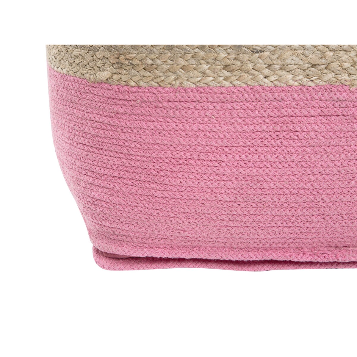 Puf 44 x 44 x 44 cm różowy KIRAMA