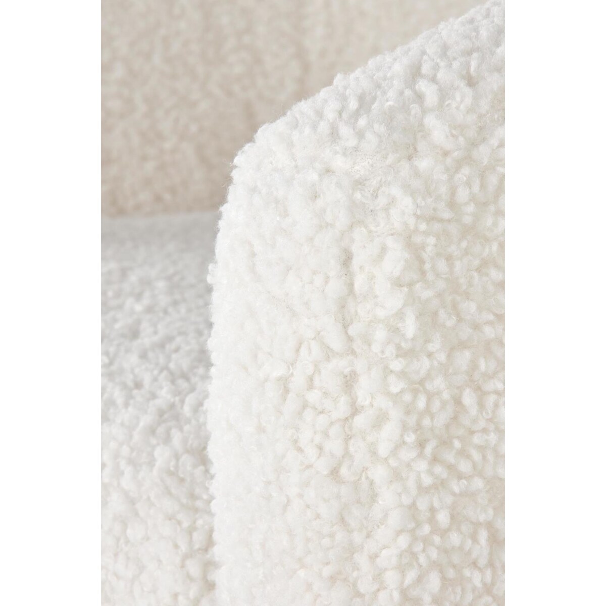 FOTEL WYPOCZYNKOWY Eder kremowy TAPICERKA bouclé BUKOWE NOGI