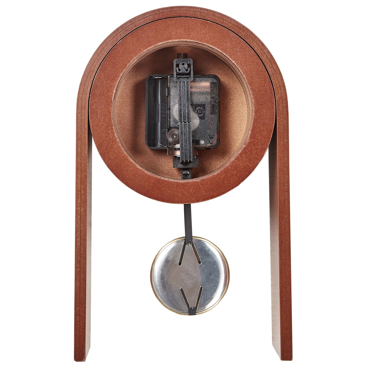 Zegar biurkowy FERDEN MDF Ciemne drewno