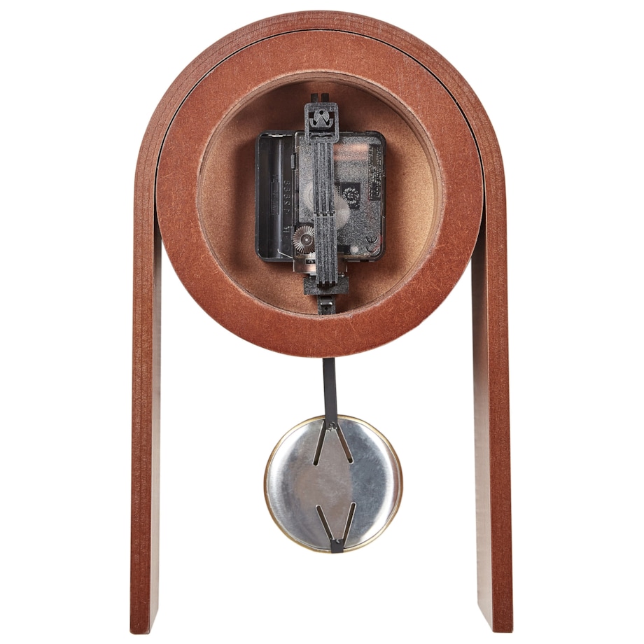 Zegar biurkowy FERDEN MDF Ciemne drewno