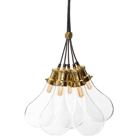 Żarówki ozdobne na kablu x 5, Ø 14 x 33 cm